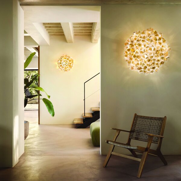 SLAMP CLICS00GNM00000000EU Clizia Mama Non Mama Gold Mini, designové svítidlo, 2x6W E14, prům. 32cm
