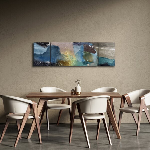Obraz - Akvarelová abstrakce (170x50 cm)