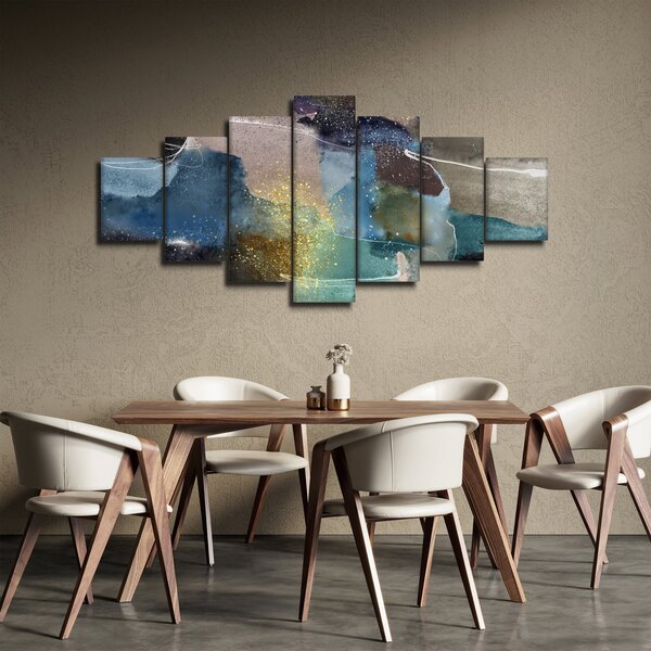 Obraz - Akvarelová abstrakce (210x100 cm)