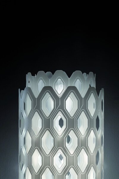 SLAMP CHRF000WHT000BB000EU Charlotte floor, bílá designová lampa, 2xE27, výška 182cm