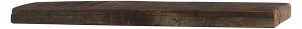 Hnědá dřevěná retro nástěnná polička Grimaud - 61*12*3cm - Chic Antique