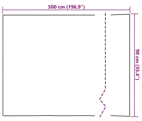 Samolepící tapeta na nábytek zlatá vysoký lesk 500 x 90 cm PVC 326149