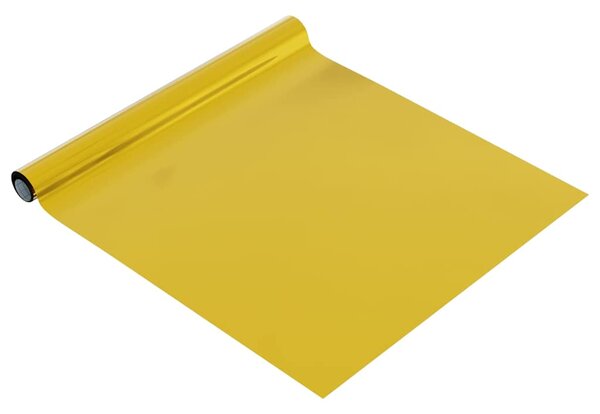 Samolepící tapeta na nábytek zlatá vysoký lesk 500 x 90 cm PVC 326149
