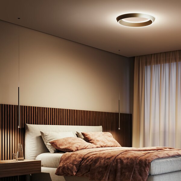 Lodes 19933 1027 Tidal, kulaté stropní svítidlo LED 48W 2700K, matná bílá, průměr 60cm