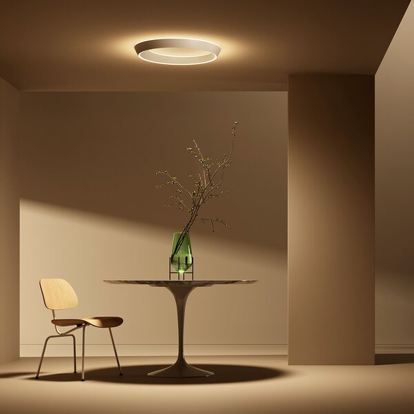 Lodes 19933 1027 Tidal, kulaté stropní svítidlo LED 48W 2700K, matná bílá, průměr 60cm