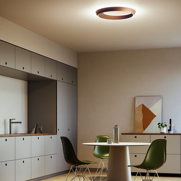 Lodes 19933 1027 Tidal, kulaté stropní svítidlo LED 48W 2700K, matná bílá, průměr 60cm