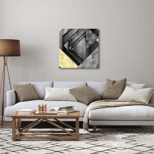 Obraz - Texturované tvary (30x30 cm)