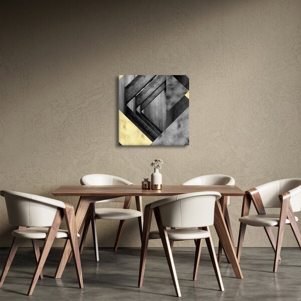 Obraz - Texturované tvary (30x30 cm)