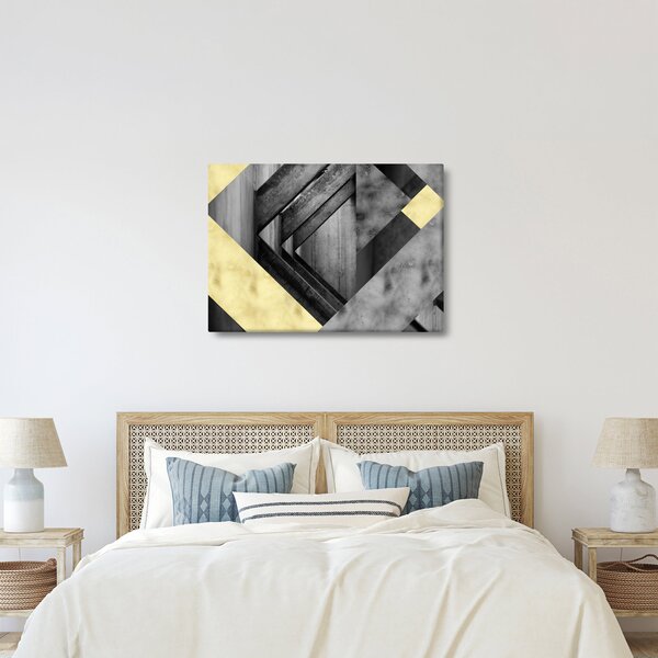 Obraz - Texturované tvary (70x50 cm)