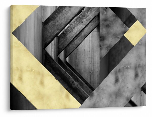 Obraz - Texturované tvary (70x50 cm)