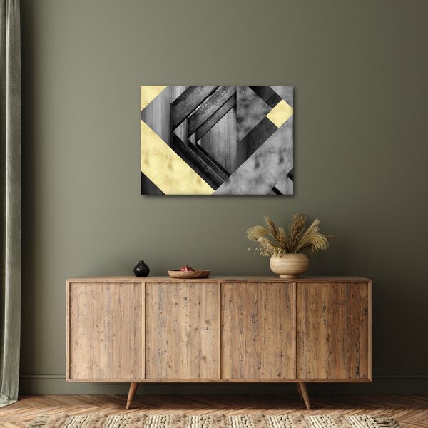 Obraz - Texturované tvary (70x50 cm)