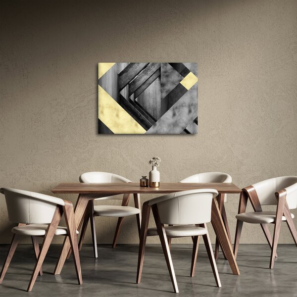 Obraz - Texturované tvary (70x50 cm)