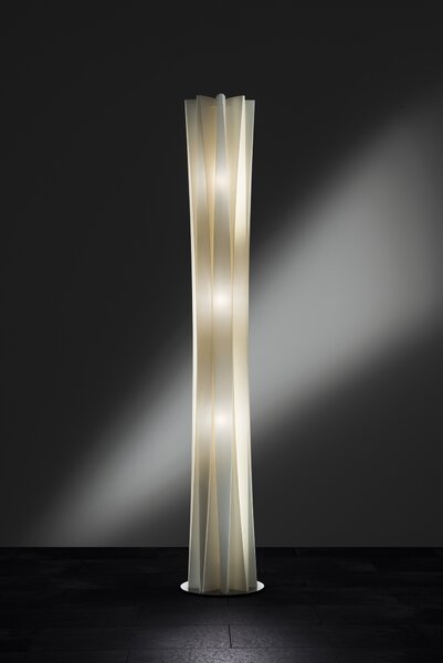 SLAMP BACFXXLGLD00000000EU Bach Floor XXL, designová stojací lampa ze zlatého Opalflexu, 3xE27, výška 184cm