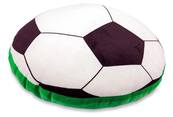 Plyšový fotbalový míč na sezení