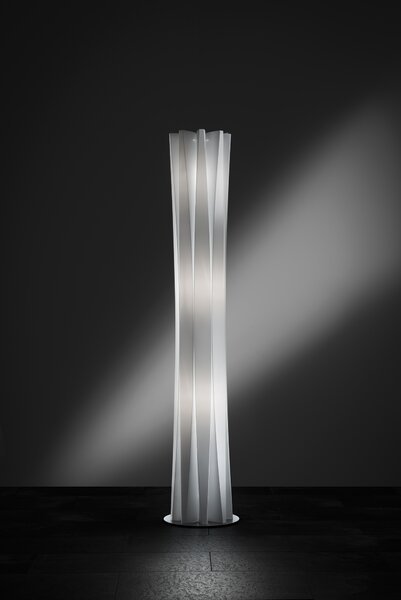 SLAMP BACFXL0WHT00000000EU Bach Floor XL, designová stojací lampa z bílého Opalflexu, 3xE27, výška 161cm