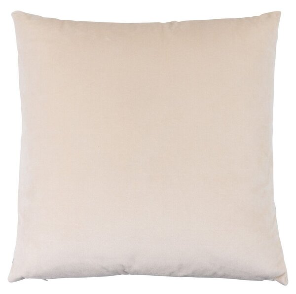 Modrý sametový polštář se zlatými listy Ginko - 45*45*10cm - Mars & More