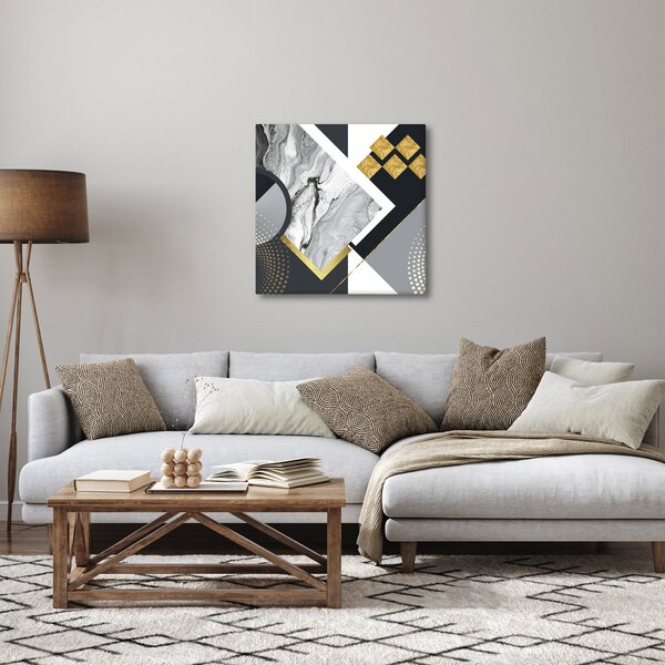 Obraz - Texturoavná koláž (30x30 cm)