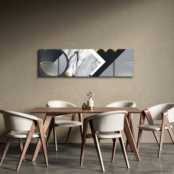 Obraz - Texturoavná koláž (170x50 cm)
