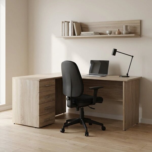 Kontejner Impress 80 x 60 cm - 4 zásuvky (ke stolu Impress 76 cm), dub sonoma