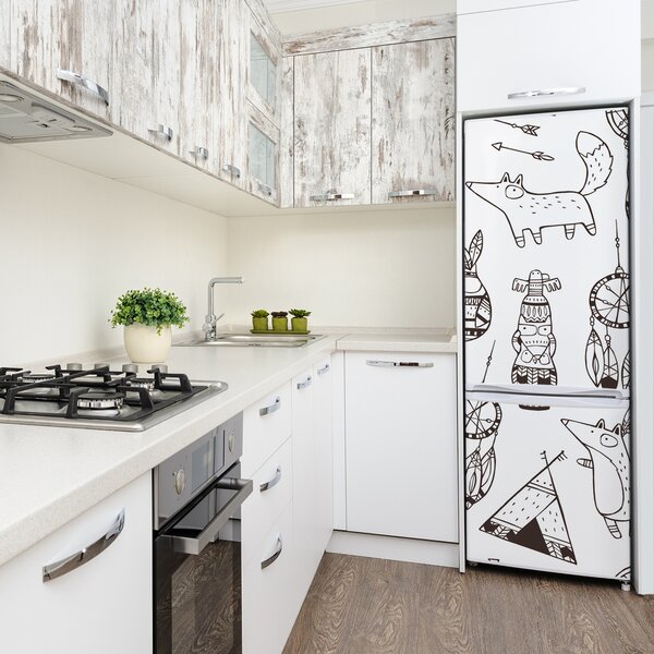 Nálepka fototapeta lednička Indiánské pozadí FridgeStick-70x190-f-125522671