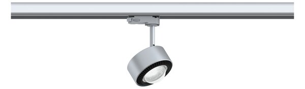 Paulmann 91391 ProRail3 Aldan, stříbrný reflektor, 8,5W LED 4000K stmívatelný, průměr 9,8cm
