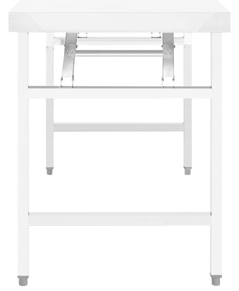 Kuchyňský pracovní stůl 85 x 60 x 80 cm nerezová ocel 326156