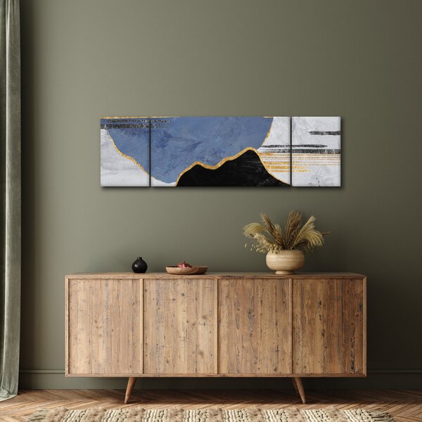 Obraz - Texturované tvary (170x50 cm)