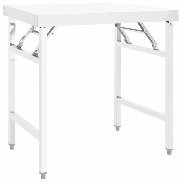 Kuchyňský pracovní stůl 85 x 60 x 80 cm nerezová ocel 326156