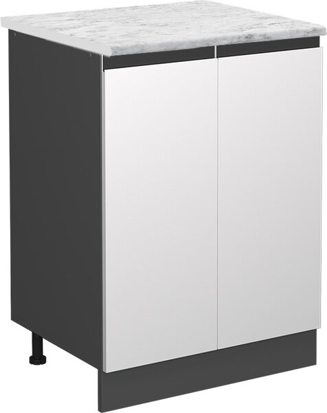Spodní skříňka kuchyňské linky Vicco R-Line Bílá 60 cm PD Mramor, Model 46633