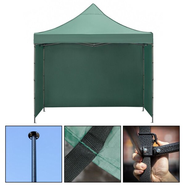 Párty stan 3x3 m SPRINGOS GP0001 zelený