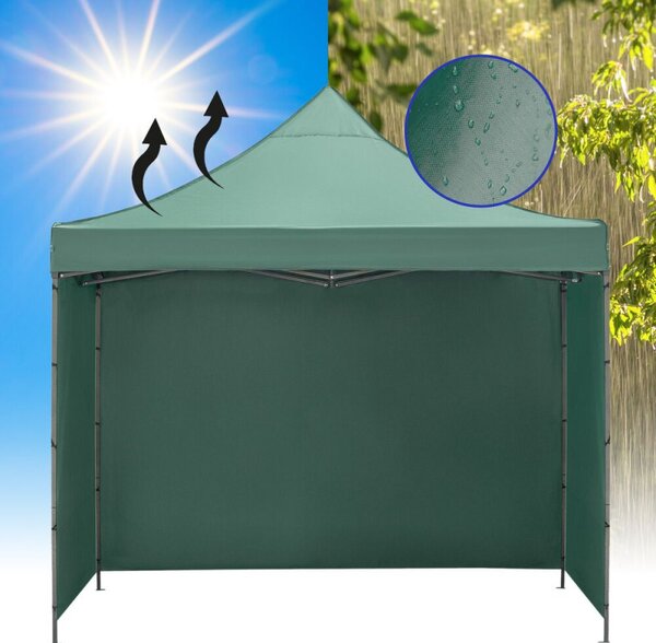 Párty stan 3x3 m SPRINGOS GP0001 zelený