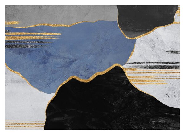 Obraz - Texturované tvary (70x50 cm)