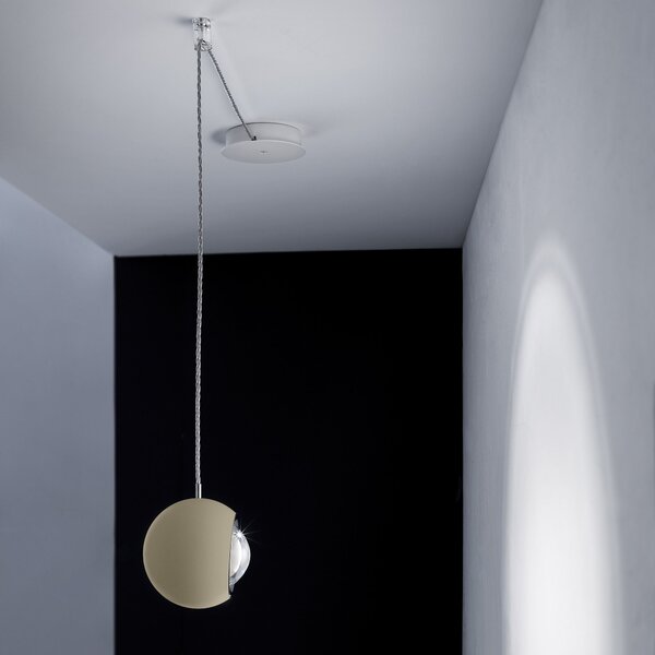 Lodes 16010 4527 Spider, champagne závěsné svítidlo se směrováním světla, 7W LED 2700K stmívatelné, prům. 13cm