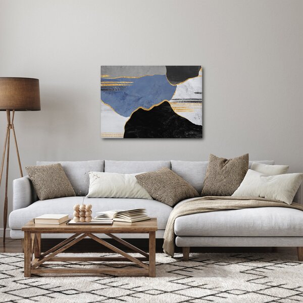 Obraz - Texturované tvary (70x50 cm)