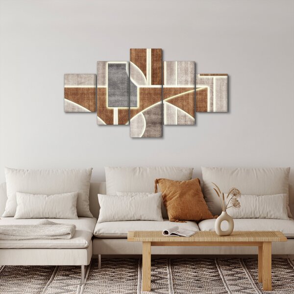 Obraz - Tvary (125x70 cm)