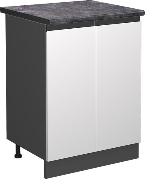 Spodní skříňka kuchyňské linky Vicco R-Line Bílá 60 cm , PD Antracit, Model 46185