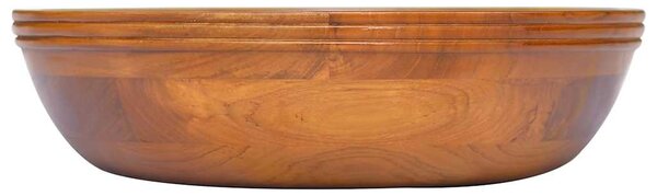 Umývadlo masivní teak Φ40 x 10 cm 326160