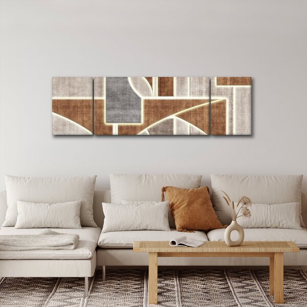 Obraz - Tvary (170x50 cm)