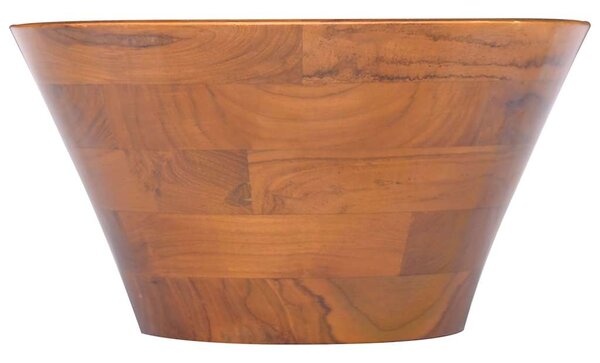 Umývadlo masivní teak Φ40 x 20 cm 326161