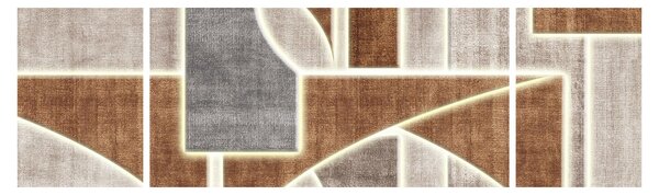 Obraz - Tvary (170x50 cm)