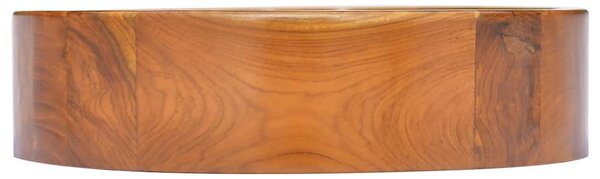 Umyvadlo masivní teak Φ40 x 10 cm 326159