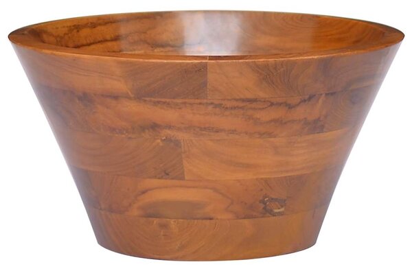 Umývadlo masivní teak Φ40 x 20 cm 326161