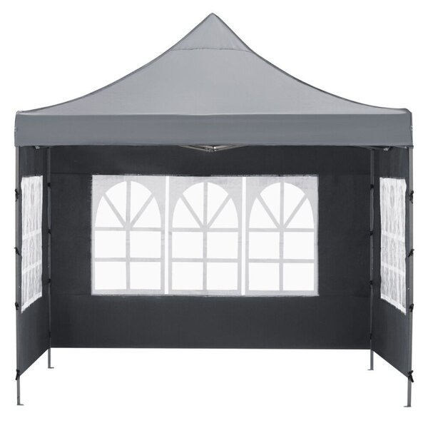 Párty stan 3x3 m SPRINGOS GP0005 tmavě šedý