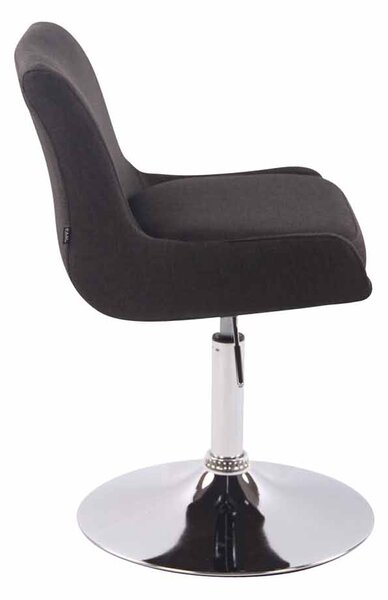 Křeslo Club lounger látka - Tmavě šedá
