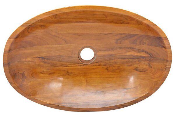Umyvadlo masivní teak 60 x 40 x 10 cm 326162