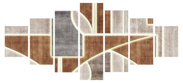 Obraz - Tvary (210x100 cm)