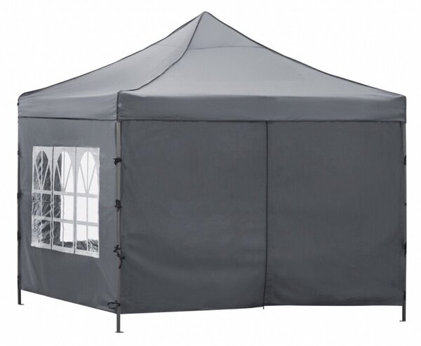 Párty stan 3x3 m SPRINGOS GP0005 tmavě šedý