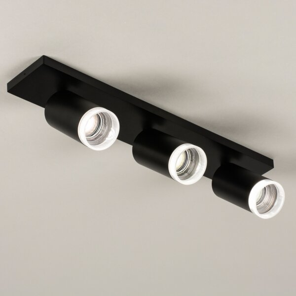 Stropní bodové svítidlo Average Spot Black III Glass (LMD)