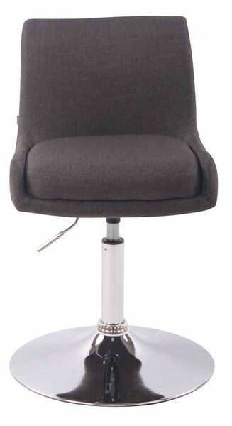 Křeslo Club lounger látka - Tmavě šedá