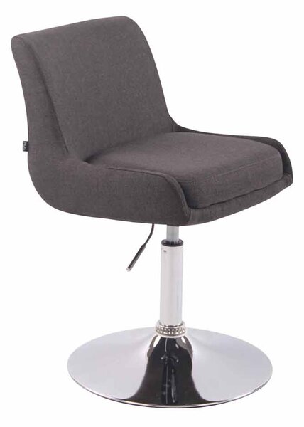 Křeslo Club lounger látka - Tmavě šedá